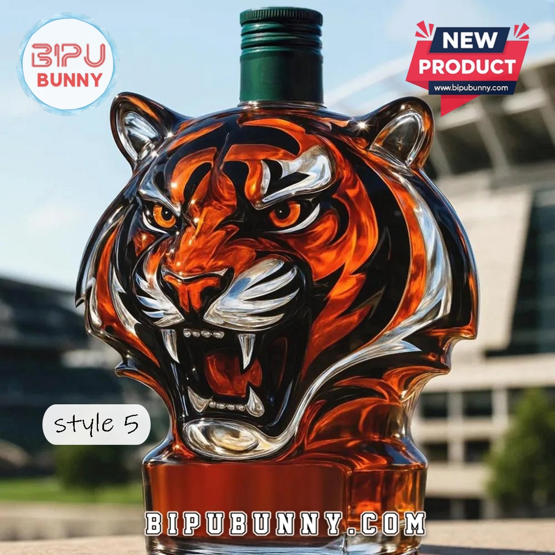 Cincinnati Bengals Whiskey Bottle Cincinnati Bengals Whiskey Bottle