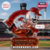 Cincinnati Reds whiskey bottle with black cap style 2.