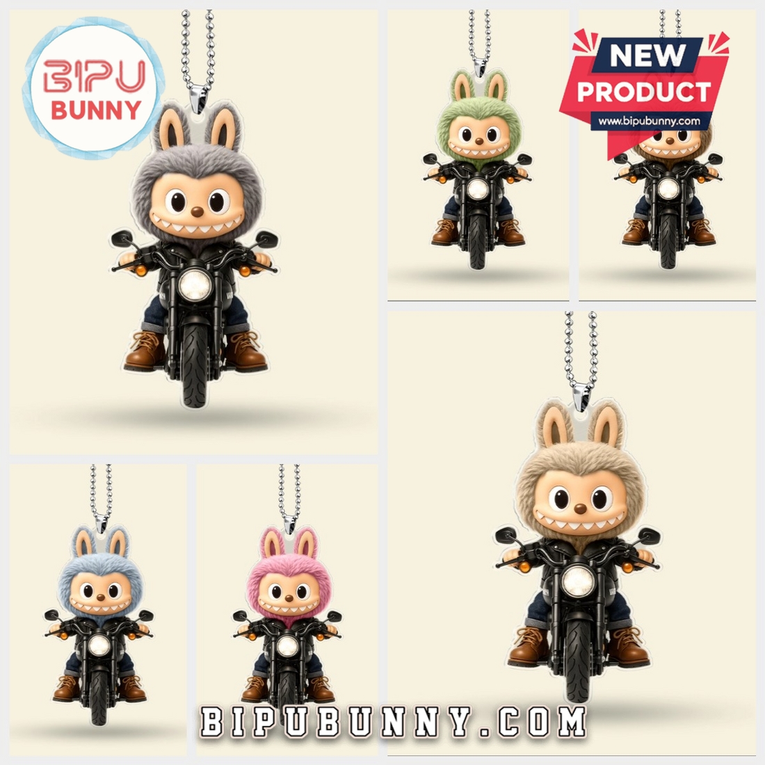 Cute Doll Car Ornament, Gifts For Motorcycle Lovers Cute Doll Car Ornament, Gifts For Motorcycle Lovers