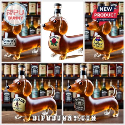 Dachshund Dog Creative Whiskey Bottle