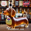 Collage of dog shaped whiskey decanters from different brands!