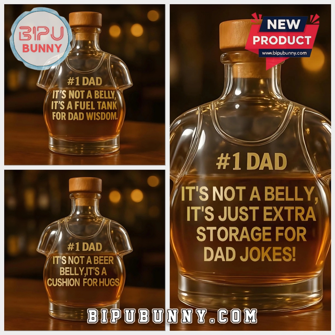 Daddy’s Belly Whiskey Bottle Daddy’s Belly Whiskey Bottle