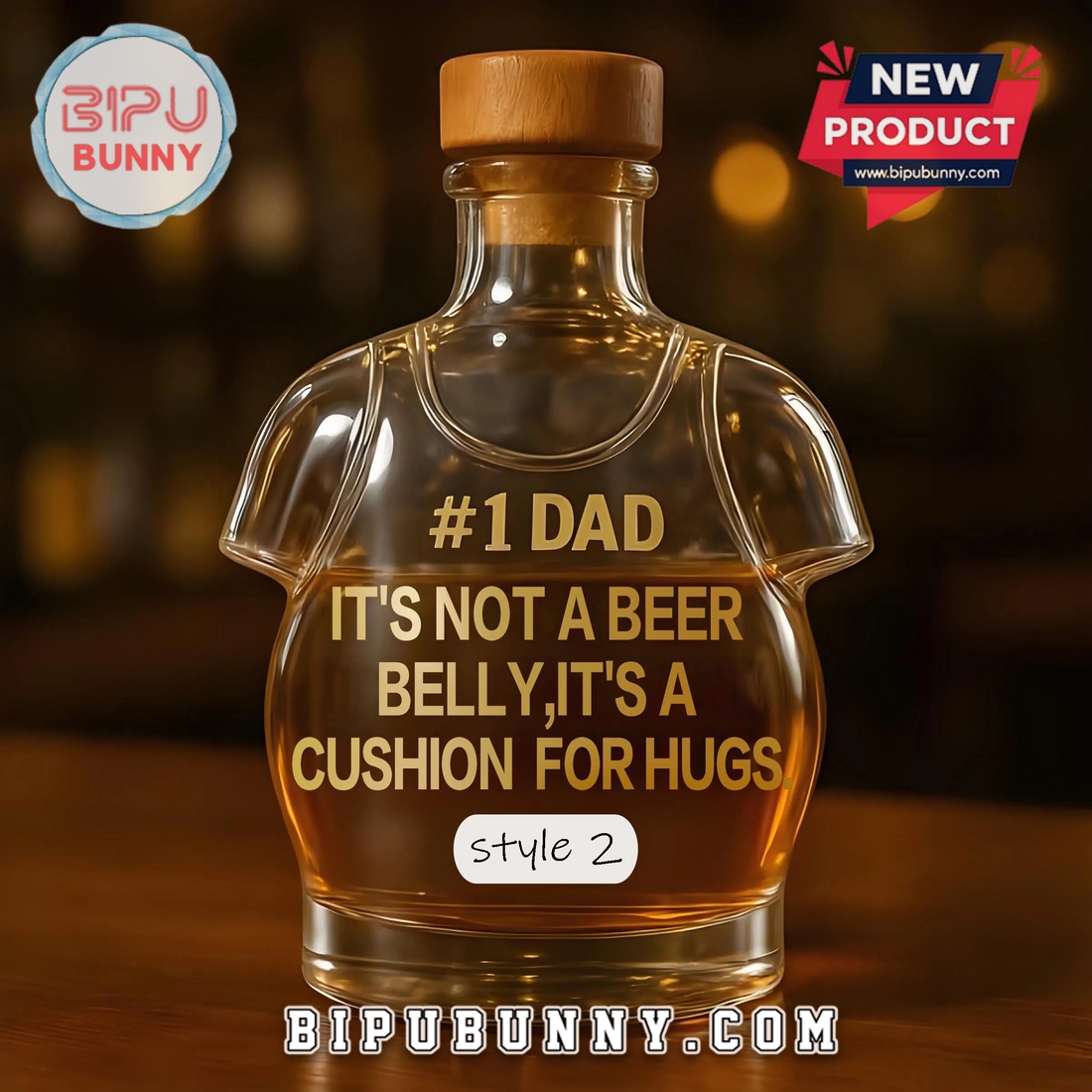 Daddy’s Belly Whiskey Bottle Daddy’s Belly Whiskey Bottle