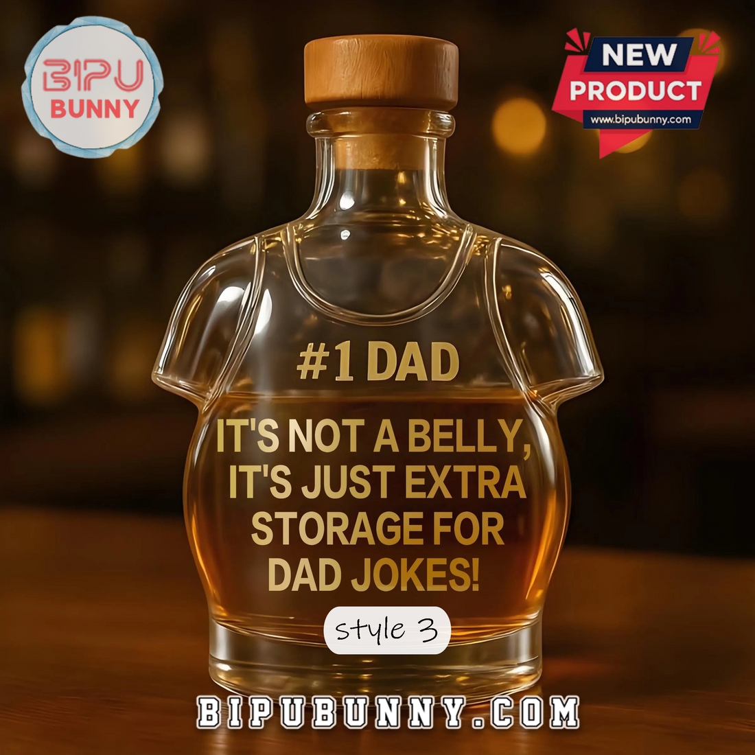 Daddy’s Belly Whiskey Bottle Daddy’s Belly Whiskey Bottle