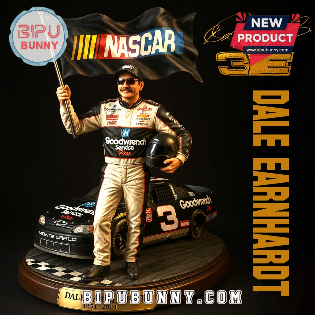 Dale Earnhardt Acrylic Standee Figures Dale Earnhardt Acrylic Standee Figures