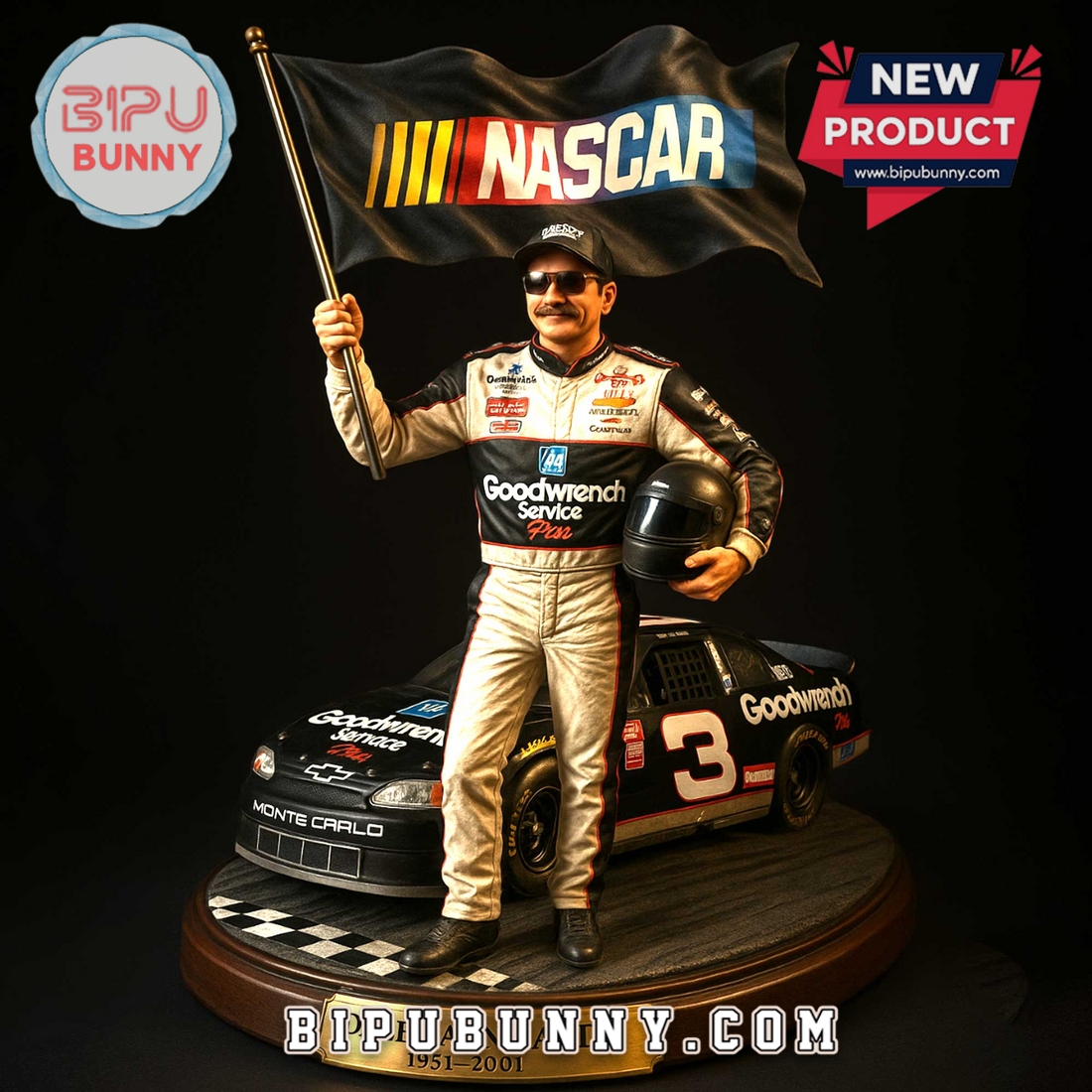 Dale Earnhardt Acrylic Standee Figures Dale Earnhardt Acrylic Standee Figures