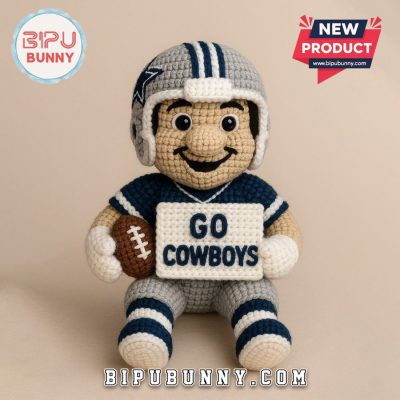 Dallas Cowboys Emotional Support Crochet Doll Dallas Cowboys Emotional Support Crochet Doll