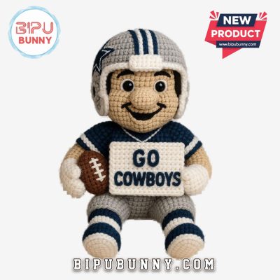 Dallas Cowboys Emotional Support Crochet Doll
