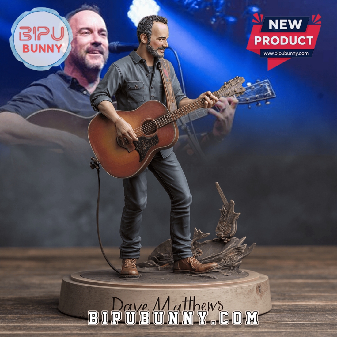 Dave Matthews Acrylic Block Display Gift For Fan Dave Matthews Acrylic Block Display Gift For Fan