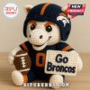 A crochet doll of a horse mascot for the Denver Broncos!