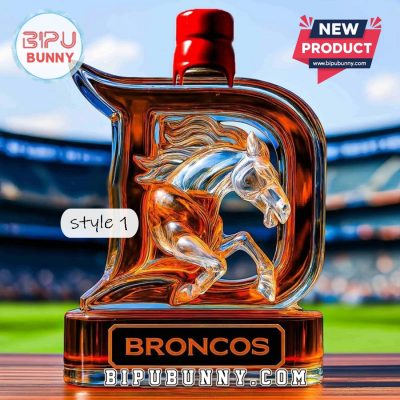 Denver Broncos Legendary Whiskey Bottle