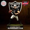Derek Carr Raiders figurine in a bright modern room.