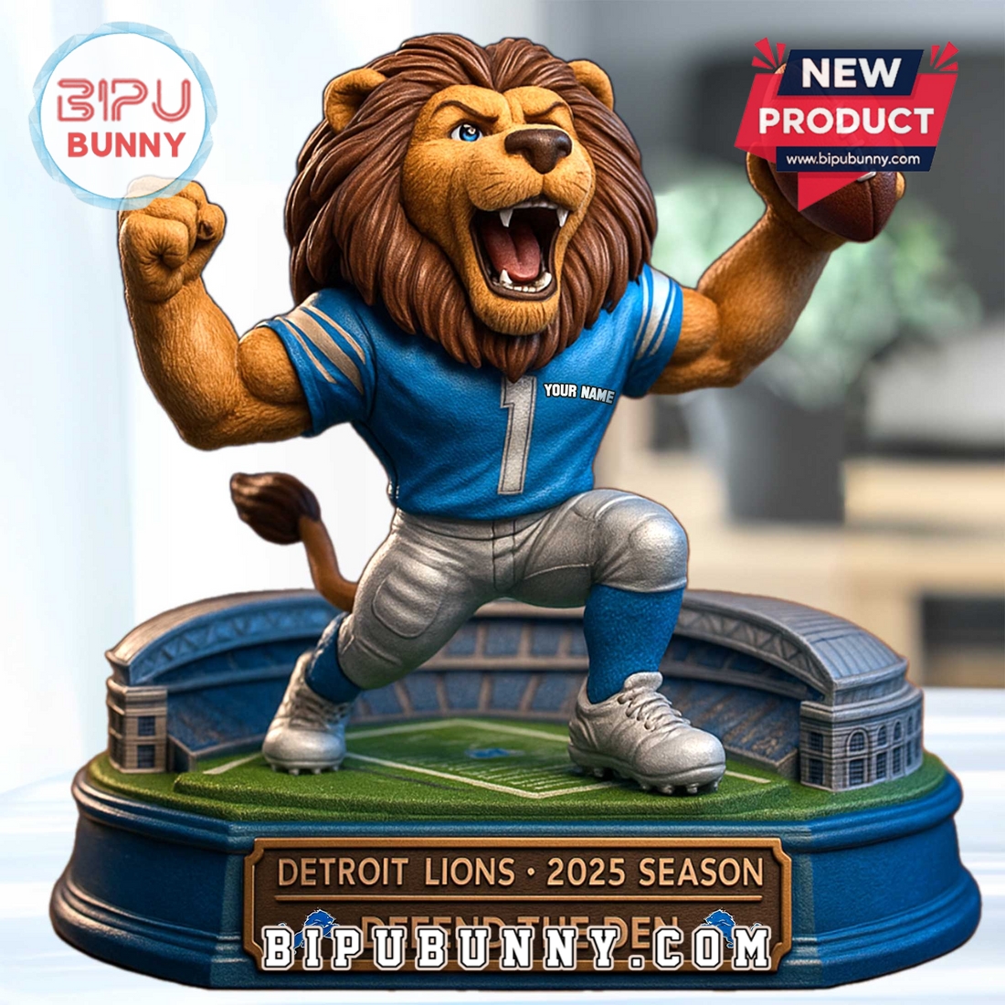 Detroit Lions Acrylic Standee Figures Detroit Lions Acrylic Standee Figures