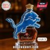 Lion-shaped whiskey bottle in Style 3 with Crown Royal whiskey and crown cap.