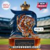 Detroit Tigers liquor bottle style 2 with a gold crown cap.