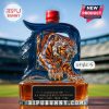 Detroit Tigers liquor bottle style 5 with a red cap.