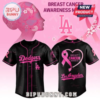 Dodgers x Breast Cancer Awareness Month Baseball Jersey