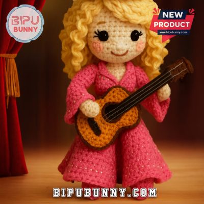 Dolly Parton Emotional Support Crochet Doll