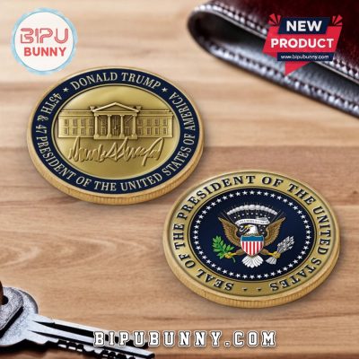 Donald Trump US Patriotic Pride Gold-Colored Coin