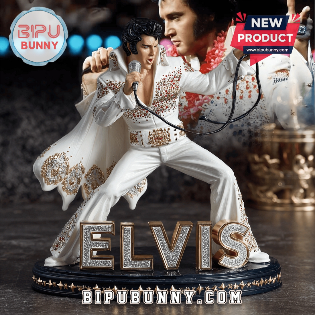 Elvis Presley Acrylic Block Display For Fan Elvis Presley Acrylic Block Display For Fan