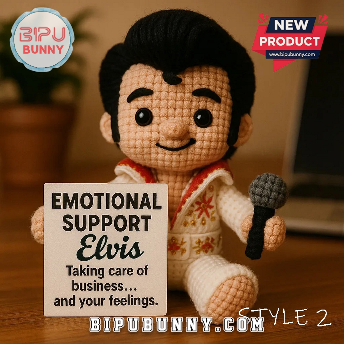 Elvis Presley Crocheted Emotional Support Dolls Elvis Presley Crocheted Emotional Support Dolls