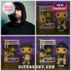 Three Eminem Funko Pop figures in different outfits with boxes shown!