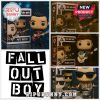 Fall Out Boy Funko Pop figures of Pete Wentz, Joe Trohman, Patrick Stump, and Andy Hurley.