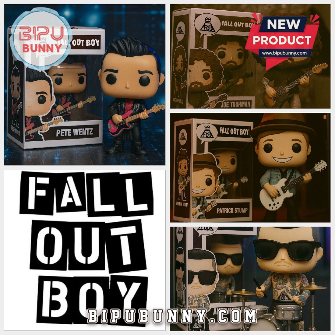 Fall Out Boy Funko Vinyl Collectible Figure Fall Out Boy Funko Vinyl Collectible Figure
