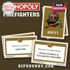 The box for the Firefighters Limited Edition Monopoly game!