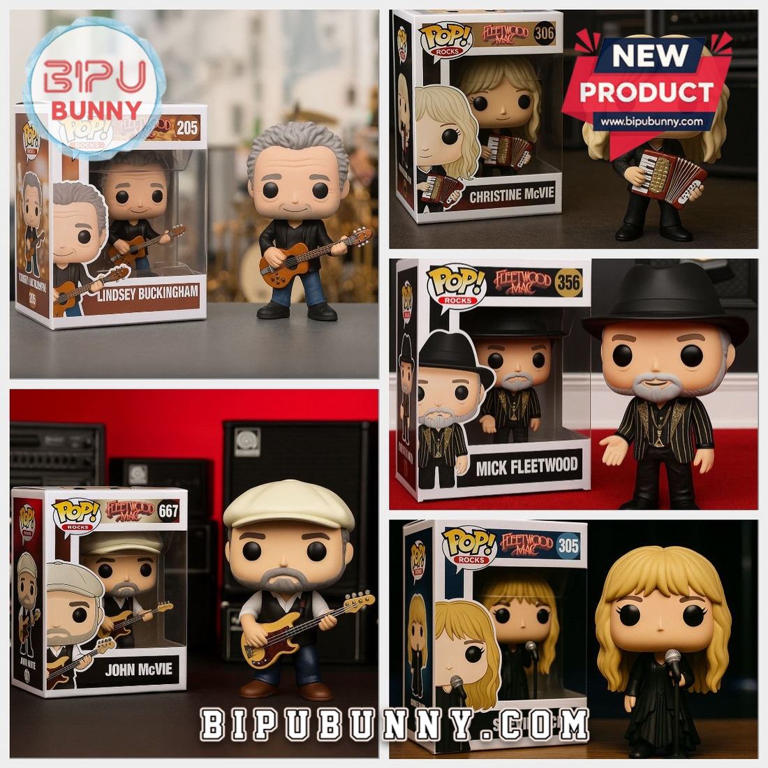 Fleetwood Mac Funko Vinyl Collectible Figure Fleetwood Mac Funko Vinyl Collectible Figure