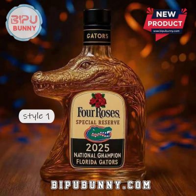 Florida Gators 2025 Champions Whiskey Bottle