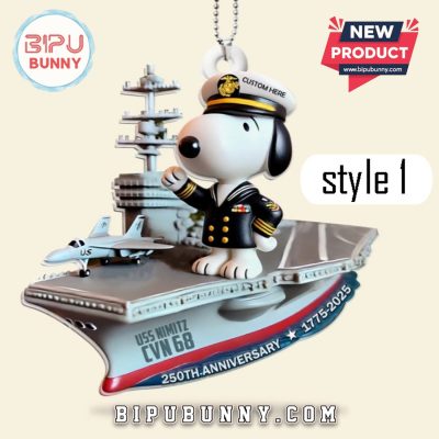 Fluffy Sidekick Car Ornament, Gifts For Veteran