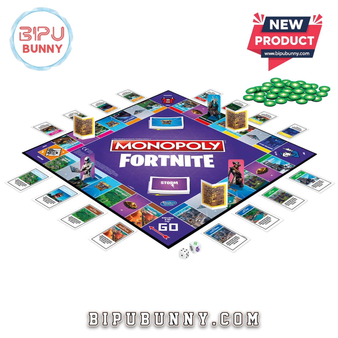 Fortnite Edition Monopoly Board Game Fortnite Edition Monopoly Board Game