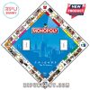 Monopoly Friends Edition game board with TV show locations like Central Perk.