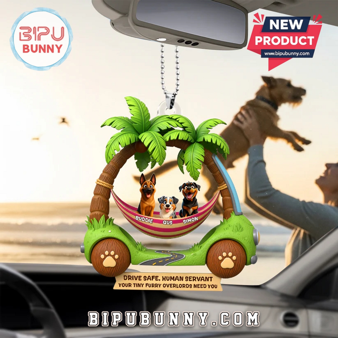 Furry Overlords Hammock Car Ornament Furry Overlords Hammock Car Ornament