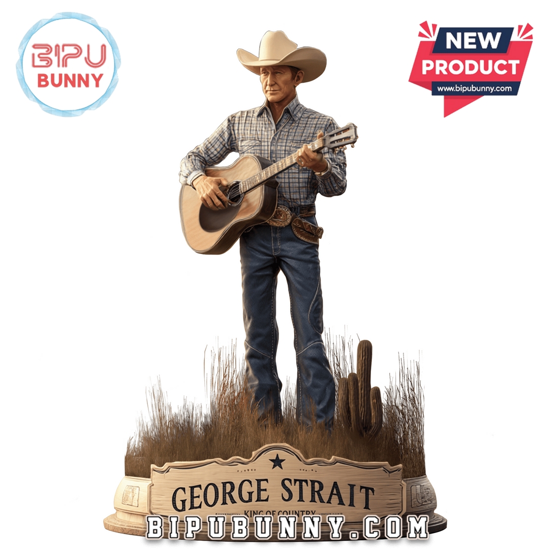 George Strait Acrylic Block Display Gift For Fan George Strait Acrylic Block Display Gift For Fan