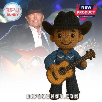 George Strait Emotional Support Crochet Doll George Strait Emotional Support Crochet Doll