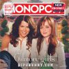 The cover of the Gilmore Girls themed Monopoly game featuring Lorelai and Rory Gilmore.
