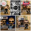 Funko Pop figures of Godsmack band members displayed with their boxes.