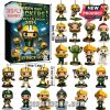 Green Bay Packers Advent Calendar 2025 featuring collectible Funko Pop-style figures celebrating the team's legendary moments and players.