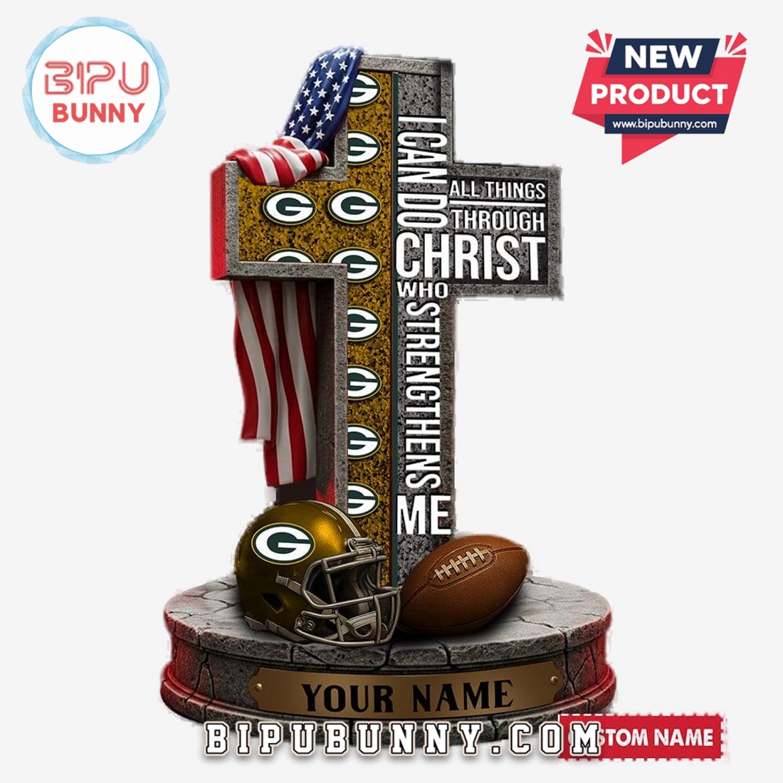 Green Bay Packers Custom Acrylic Block Green Bay Packers Custom Acrylic Block