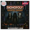 Monopoly Haunted Legends Edition game board with haunted properties and eerie themes.