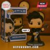 Sascha Gerstner Funko Pop with flying V guitar and styled hair.