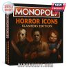 Monopoly Horror Icons Slashers Edition box featuring horror movie icons.