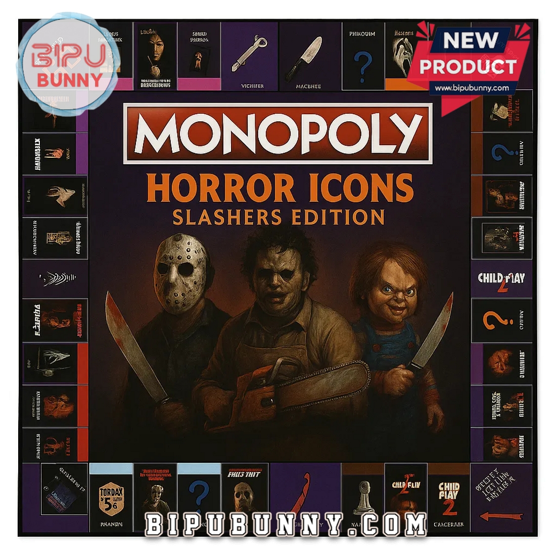 Horror Icons Slashers Halloween Monopoly Horror Icons Slashers Halloween Monopoly