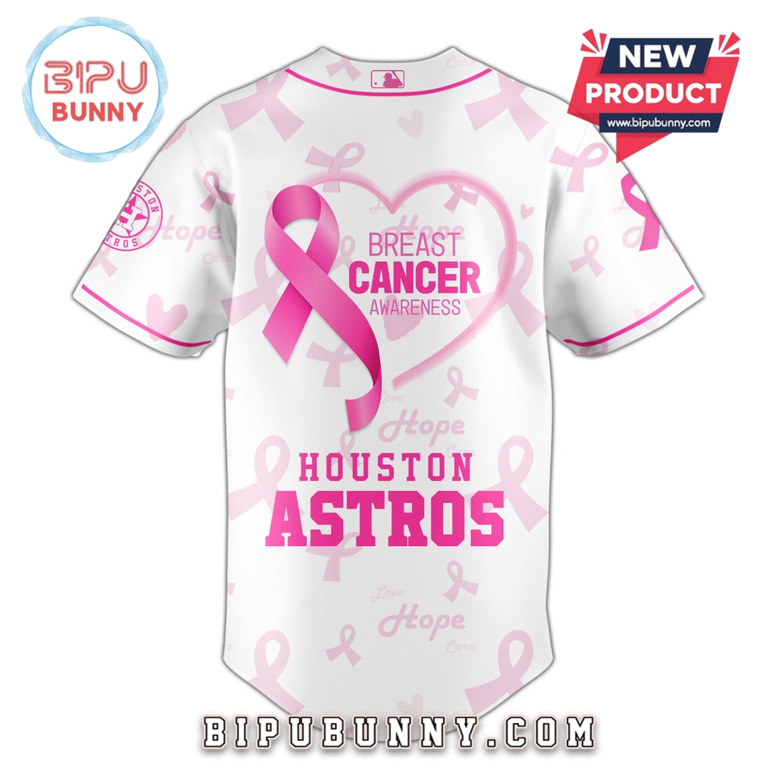 Houston Astros x Breast Cancer Awareness Baseball Jersey Houston Astros x Breast Cancer Awareness Baseball Jersey