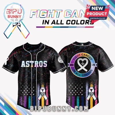 Houston Astros x Fight Cancer In All Colors Baseball Jersey