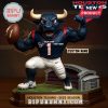 Houston Texans bull mascot figure with customizable jersey.