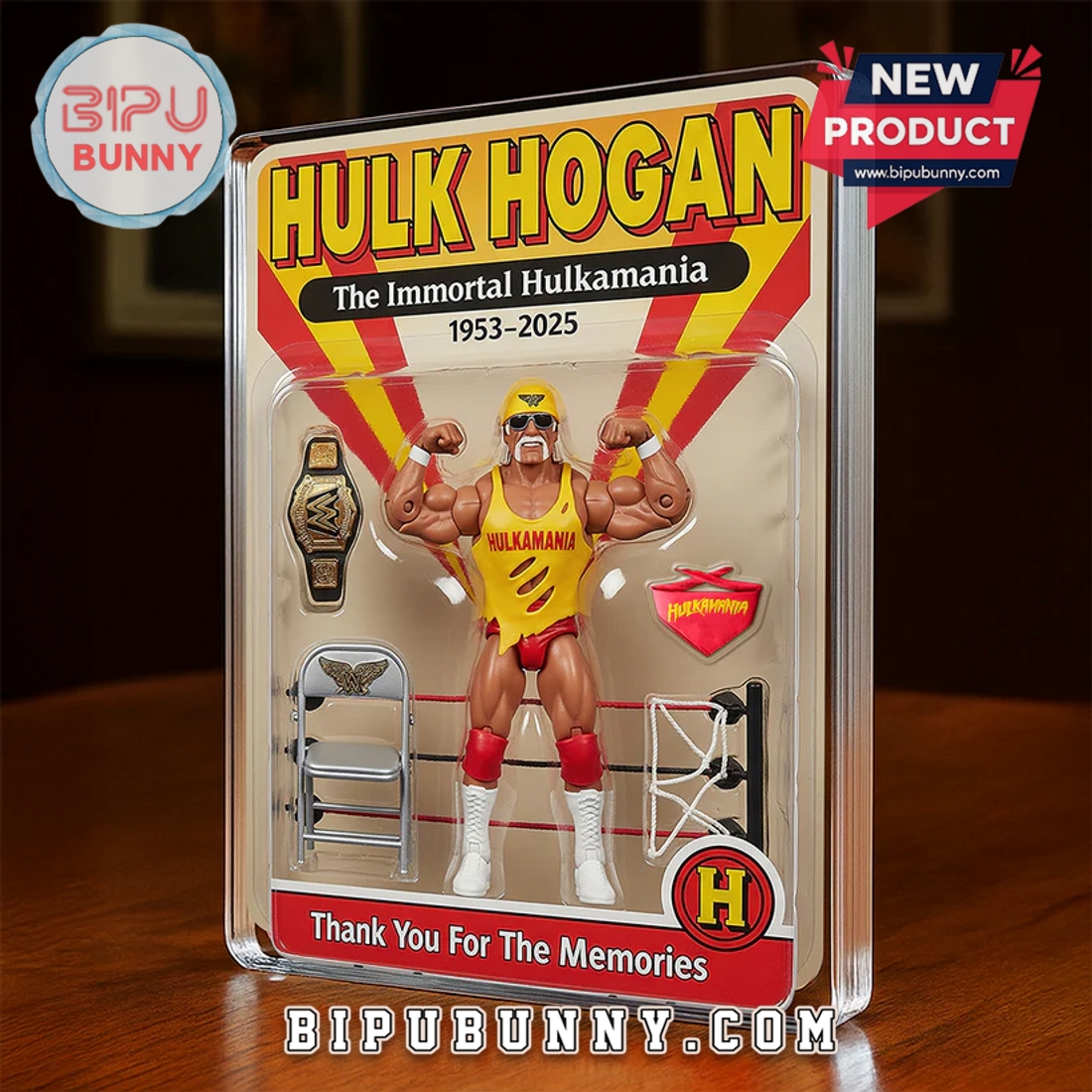 Hulk Hogan 1953–2025 Limited Edition Acrylic Plaque Hulk Hogan 1953–2025 Limited Edition Acrylic Plaque