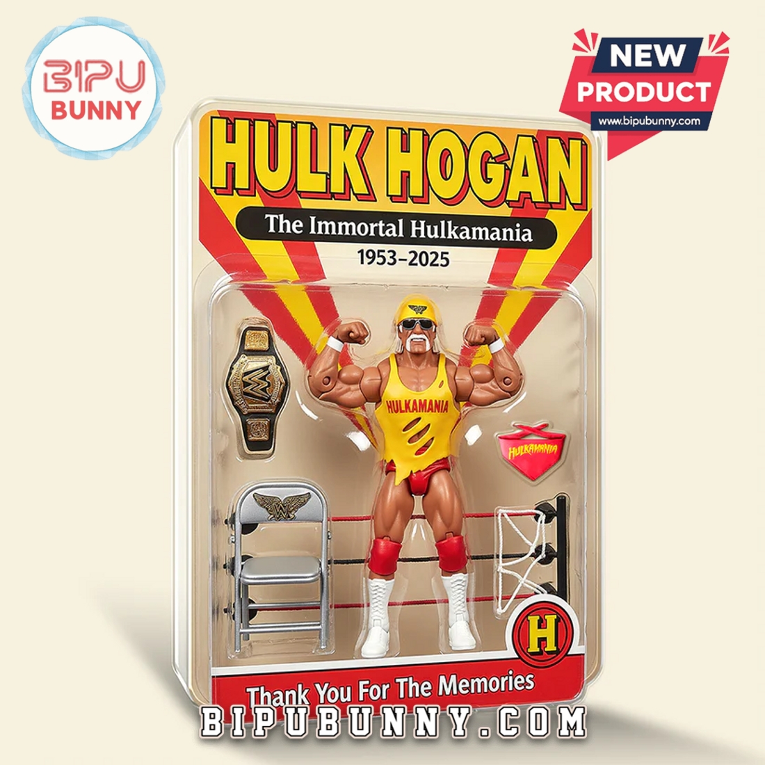 Hulk Hogan 1953–2025 Limited Edition Acrylic Plaque Hulk Hogan 1953–2025 Limited Edition Acrylic Plaque